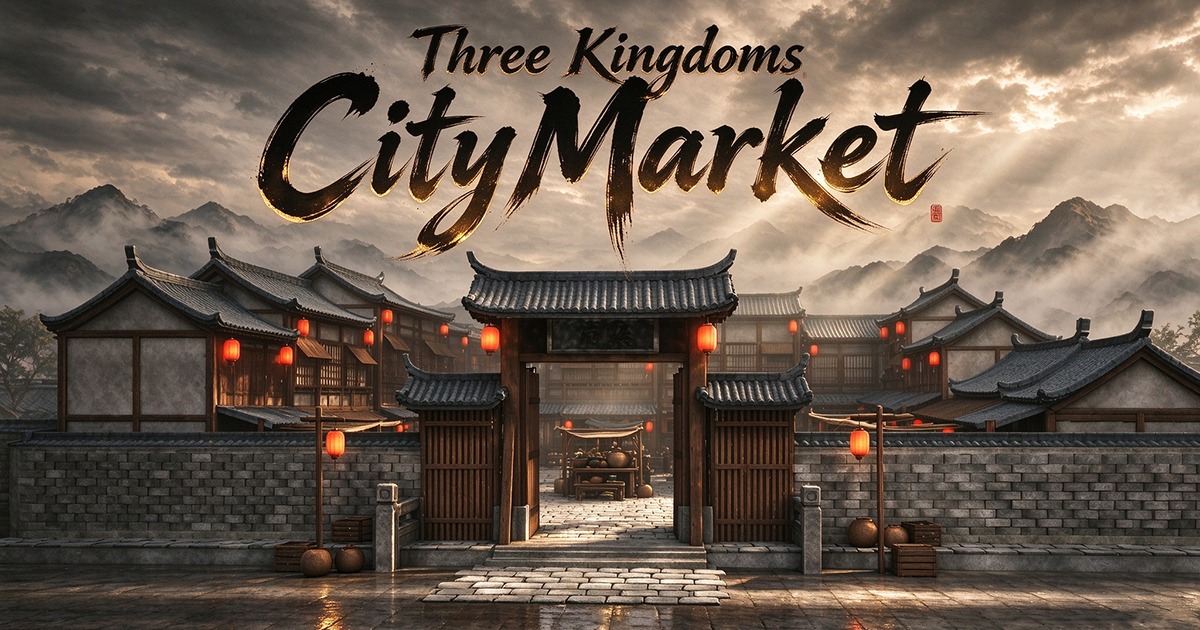 City Asset Unity Three KingDoms CityMarket | 3D Fantasy | Unity Asset Store