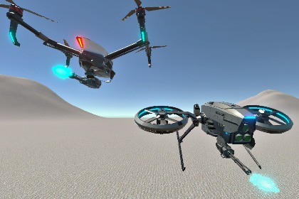 Advanced Sci Fi Drone: Combat