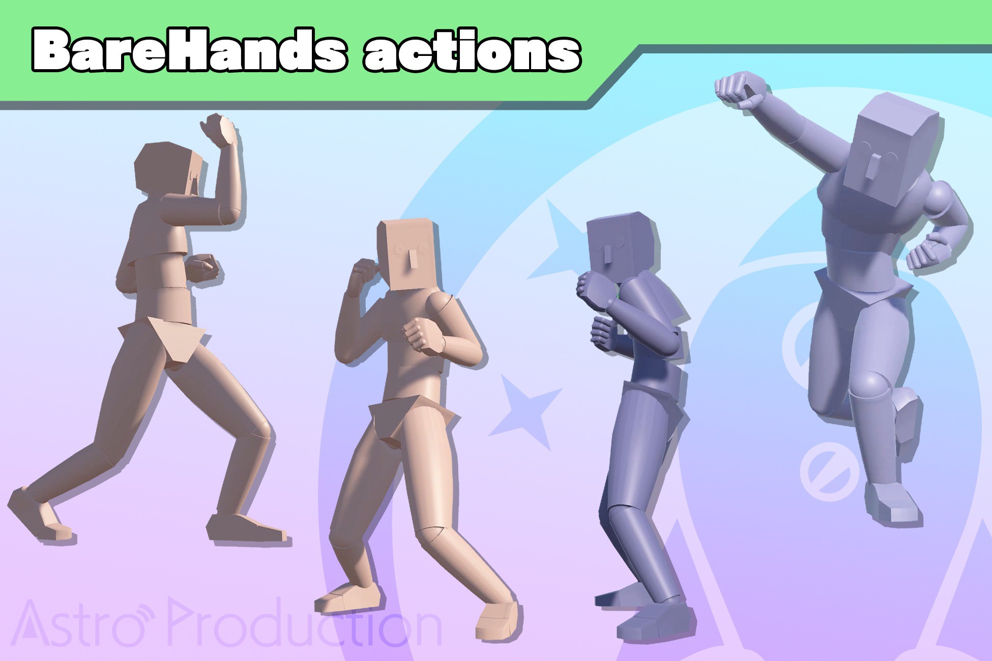 Fighting Actions | 3D Animations | Unity Asset Store