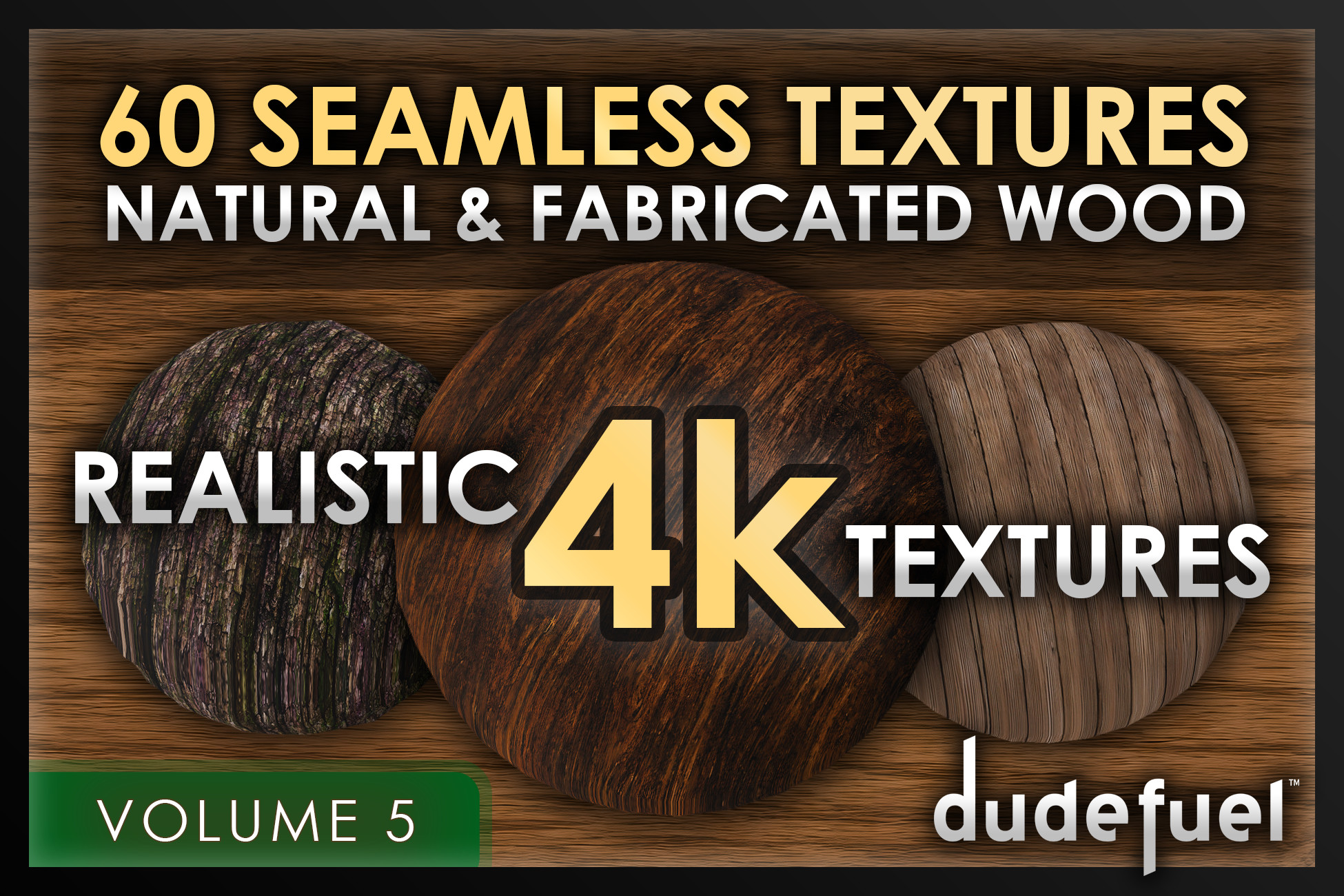 60 Natural Wood Textures (4k) HDRP Nature Seamless Materials - Vol. 5 ...