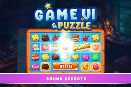 Game UI & Puzzle Sound Effects Pack