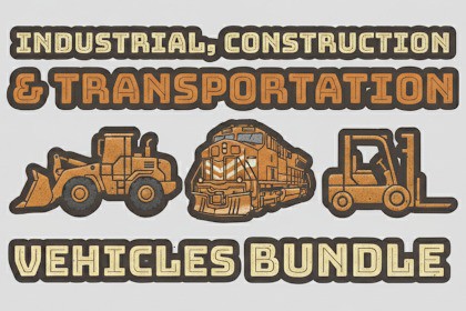 WSM Industrial, Construction & Transportation Vehicles Bundle
