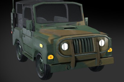 Korean Army Old Light Tactical VehicleRetona
