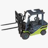 Forklift Truck03 Green URP HDRP Textures