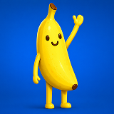 Banana Character Mobile Ready