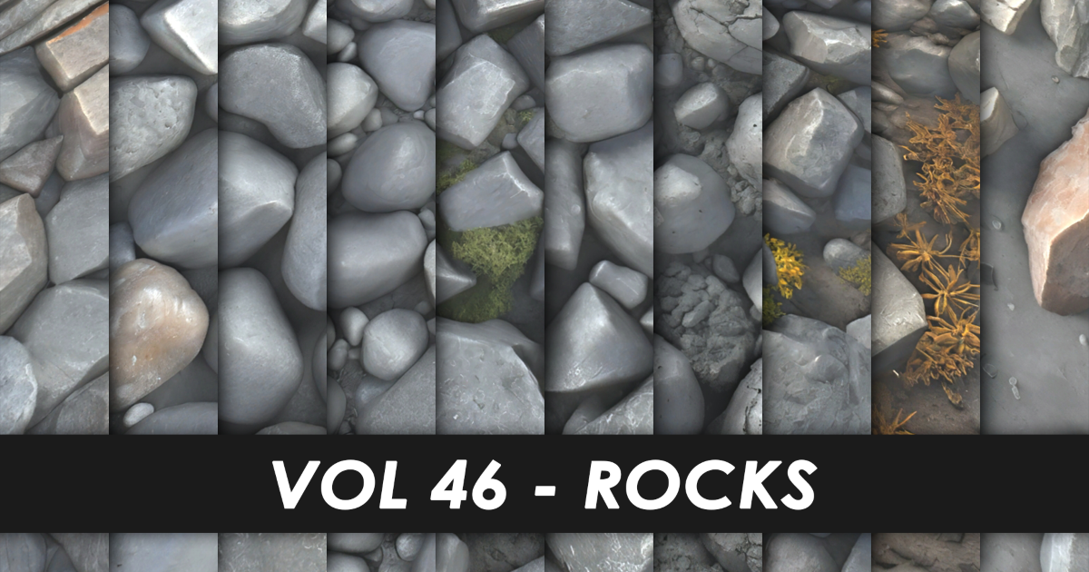 How To Texture Rocks Realistic Textures - Vol 46 - Rocks | 2D Textures & Materials | Unity ...