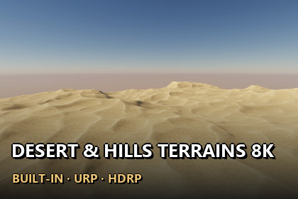 Procedural Desert & Hills Terrains 8K