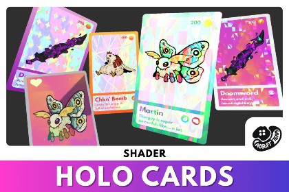 Card TCG Holographic Shaders Pack