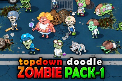 Doodle Zombie Pack 01 - Urban Infection