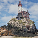 Tortuga Lighthouse Island