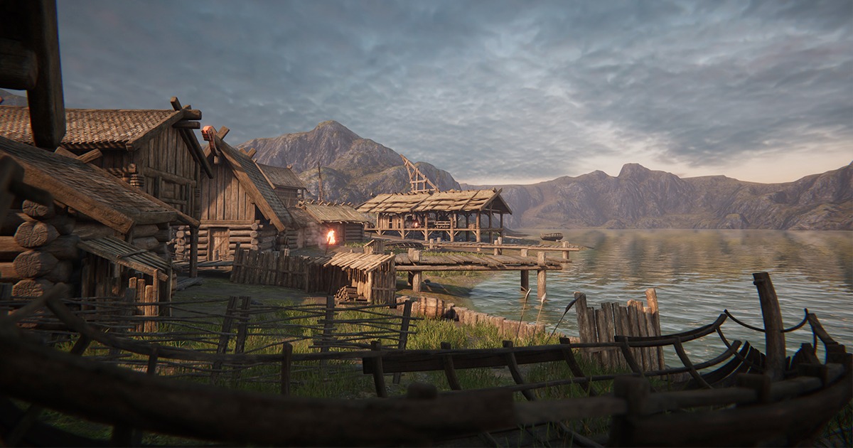 Деревня викингов фото Деревня викингов фото