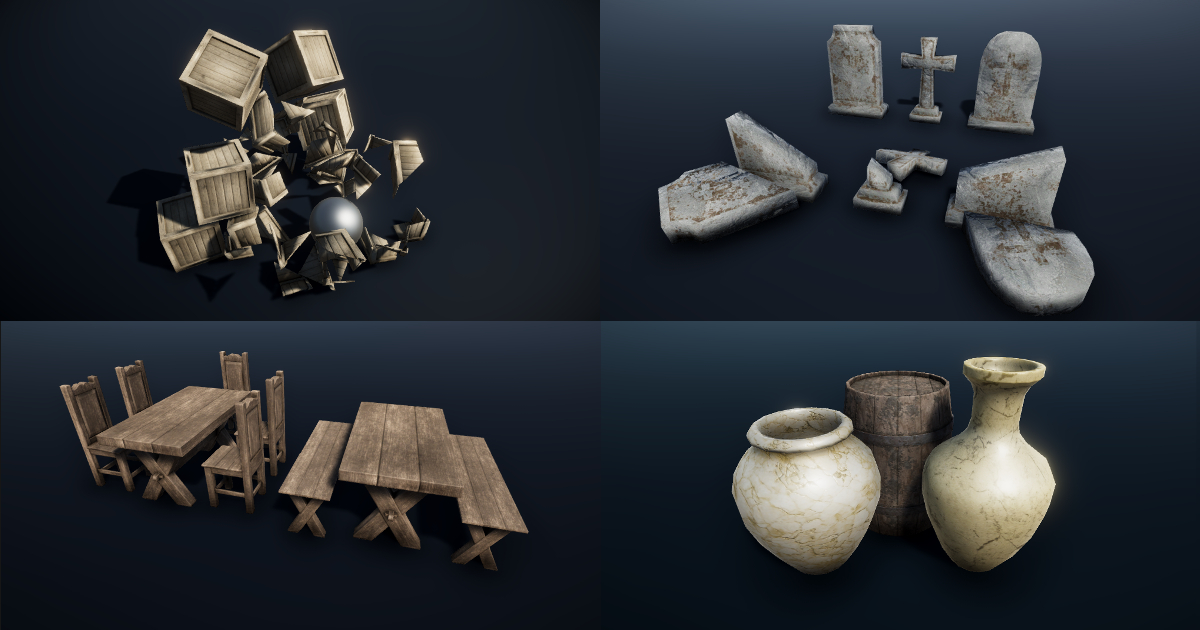 Breakable Objects System Ultimate Pack | Systems | Unity Asset Store