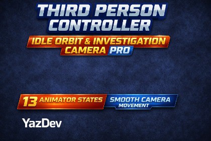 Third Person Controller – Idle Orbit & Investigation Camera PRO