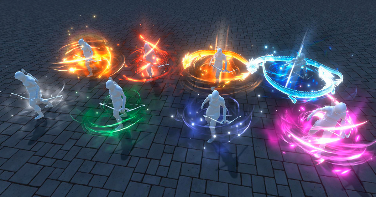 8 KI levels Spells Unity Asset Store
