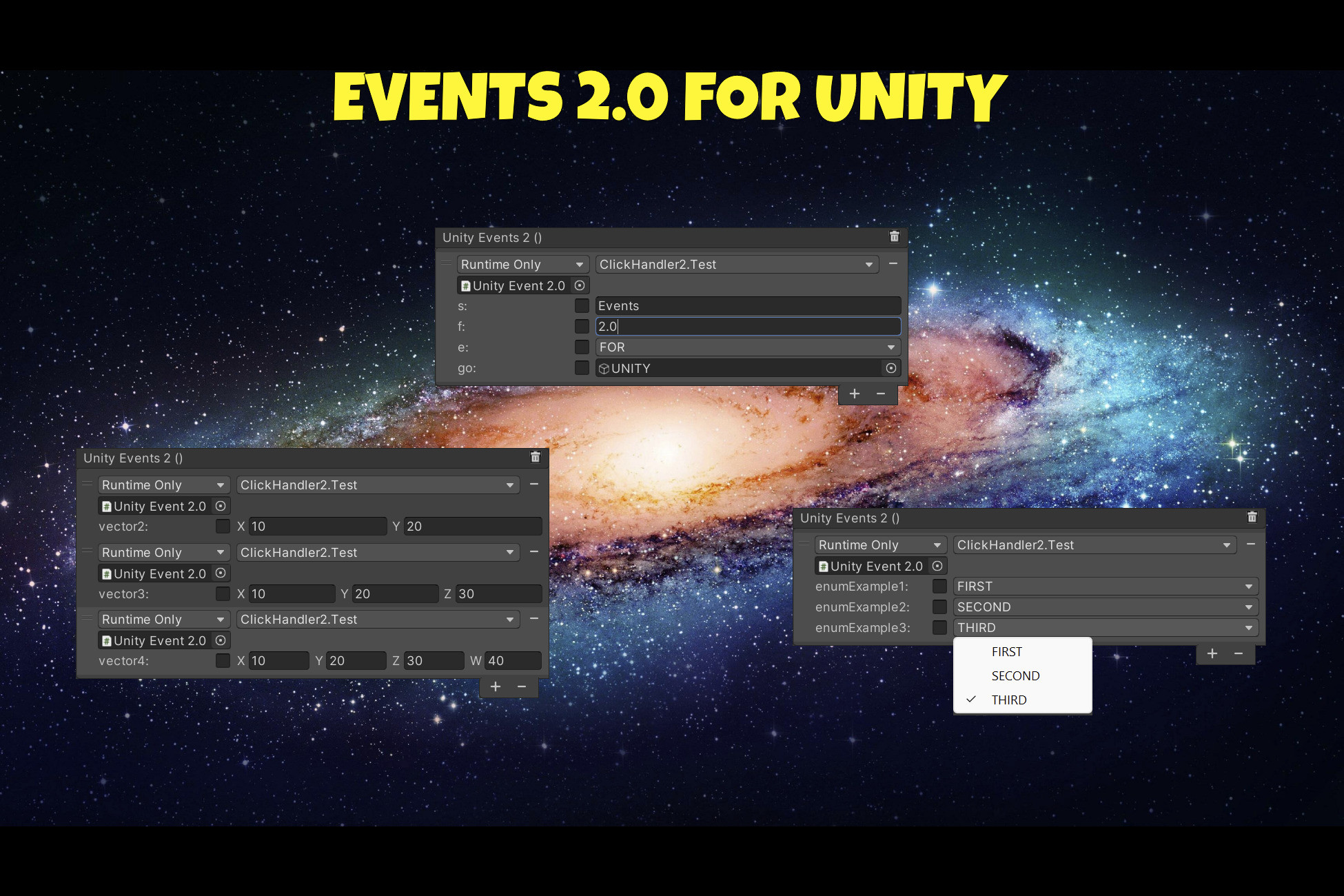 Events 2.0 for Unity