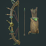Pirate bow quiver arrow