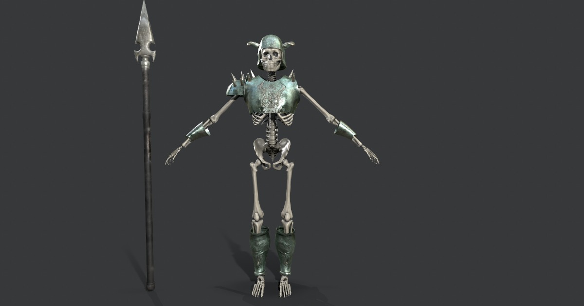 skeleton warrior 3 | 3D Creatures | Unity Asset Store
