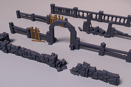 Stone Fence Set – BoznaWhat