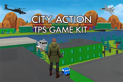 City Action TPS Game Kit for Mobile & PC