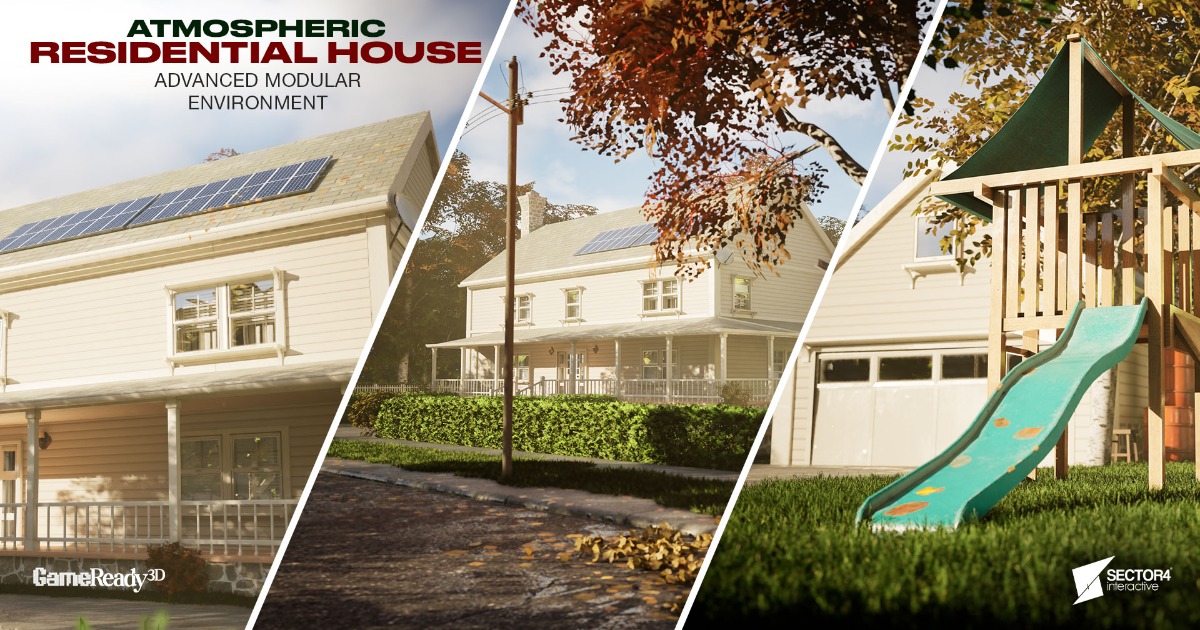 Atmospheric Residential House – Advanced Modular Environment | 3D ...