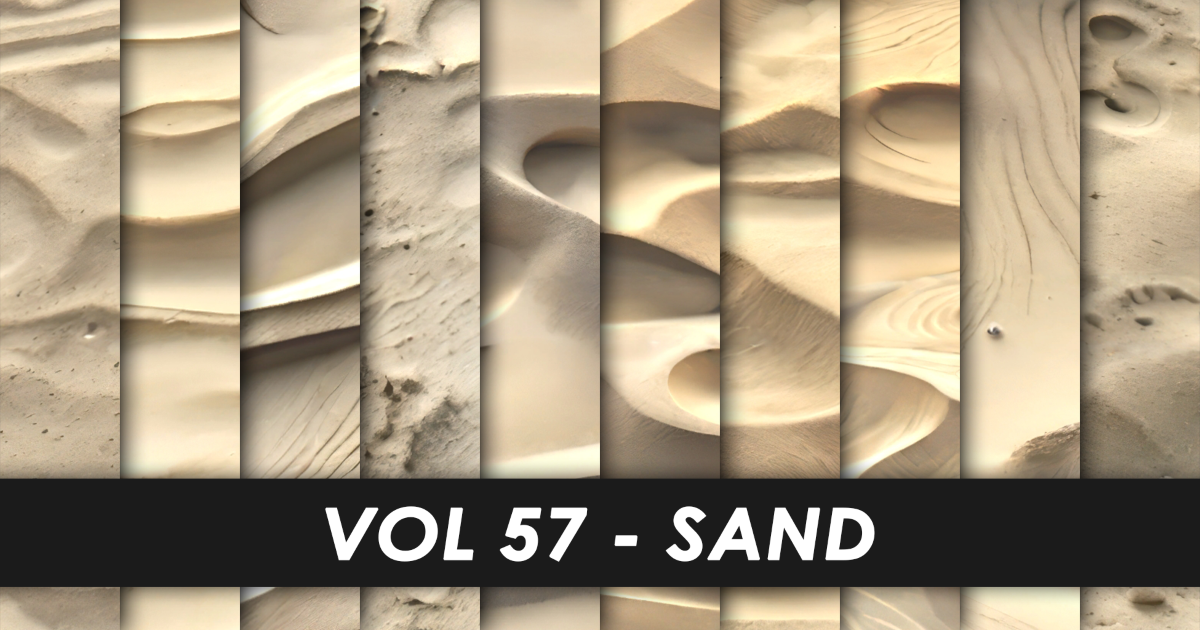 Realistic Textures - Vol 57 - Sand | 2D Textures & Materials | Unity ...