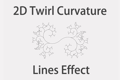 2D Twirl Curvature Lines Effect By maything