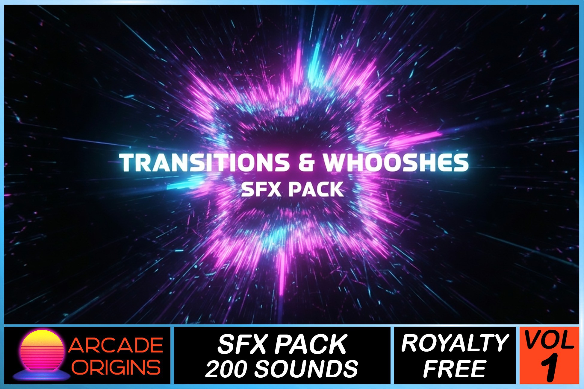 Transition & Whooshes SFX Pack - Vol. 1 by Arcade Origins