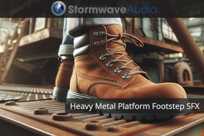 Heavy Metal Platform Footstep Sound Effects Pack