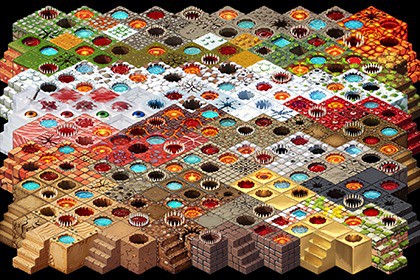 1000+ 2D Isometric Tiles, Decorations & Animated Terrains