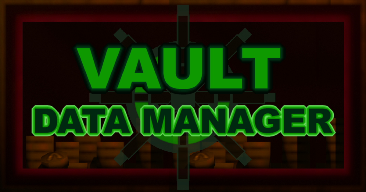 Vault Data Manager | 게임 툴킷 | Unity Asset Store