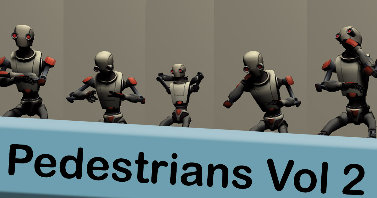 Pedestrians Vol 2 | 3D Animations | Unity Asset Store