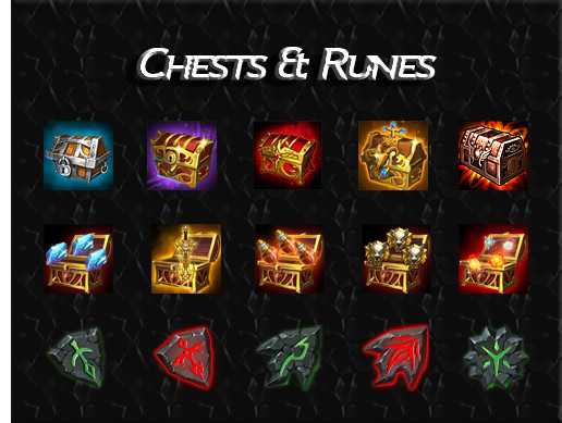 Chests & Runes | 2D Icons | Unity Asset Store