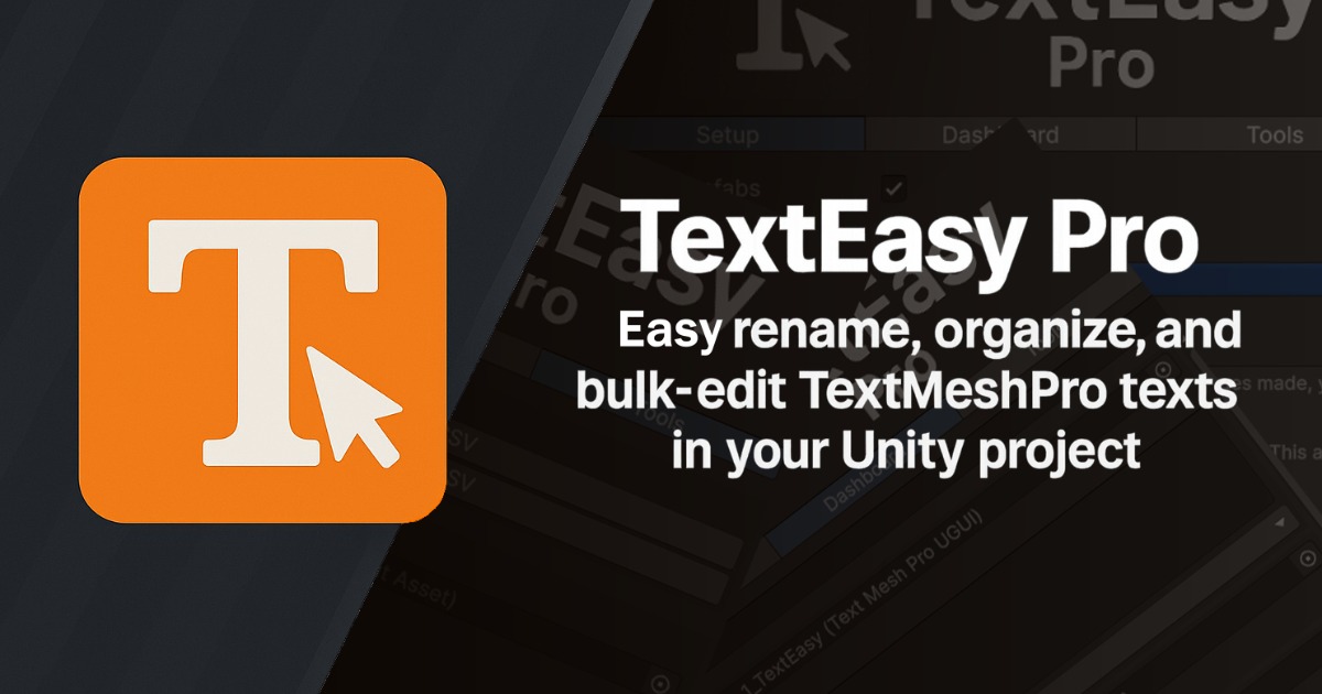TextEasy Pro – Fast Text Management for Unity | 유틸리티 도구 | Unity Asset Store