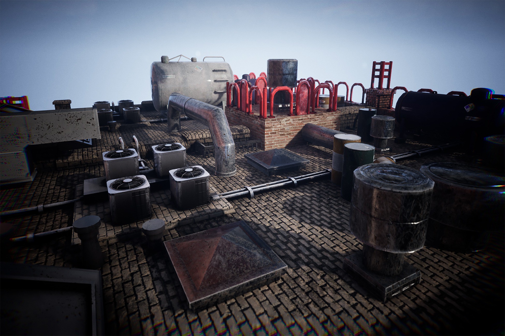 Tall Props Unity Industrial Props / 14 Assets | 3D Props | Unity Asset Store