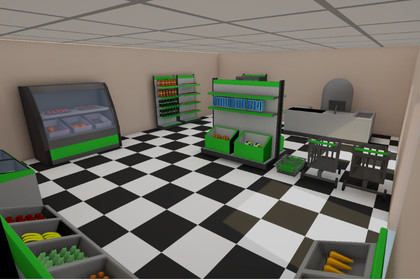 Low Poly Supermarket