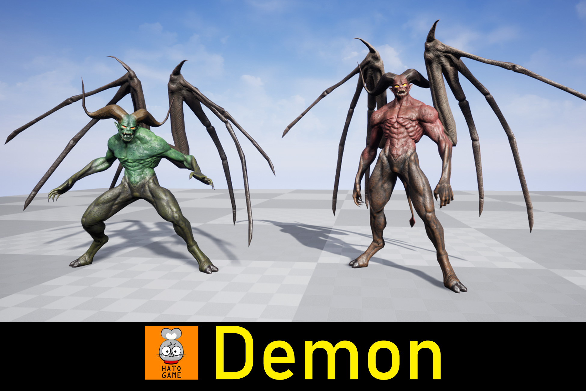 01_Monster: Demon | 3D キャラクター | Unity Asset Store