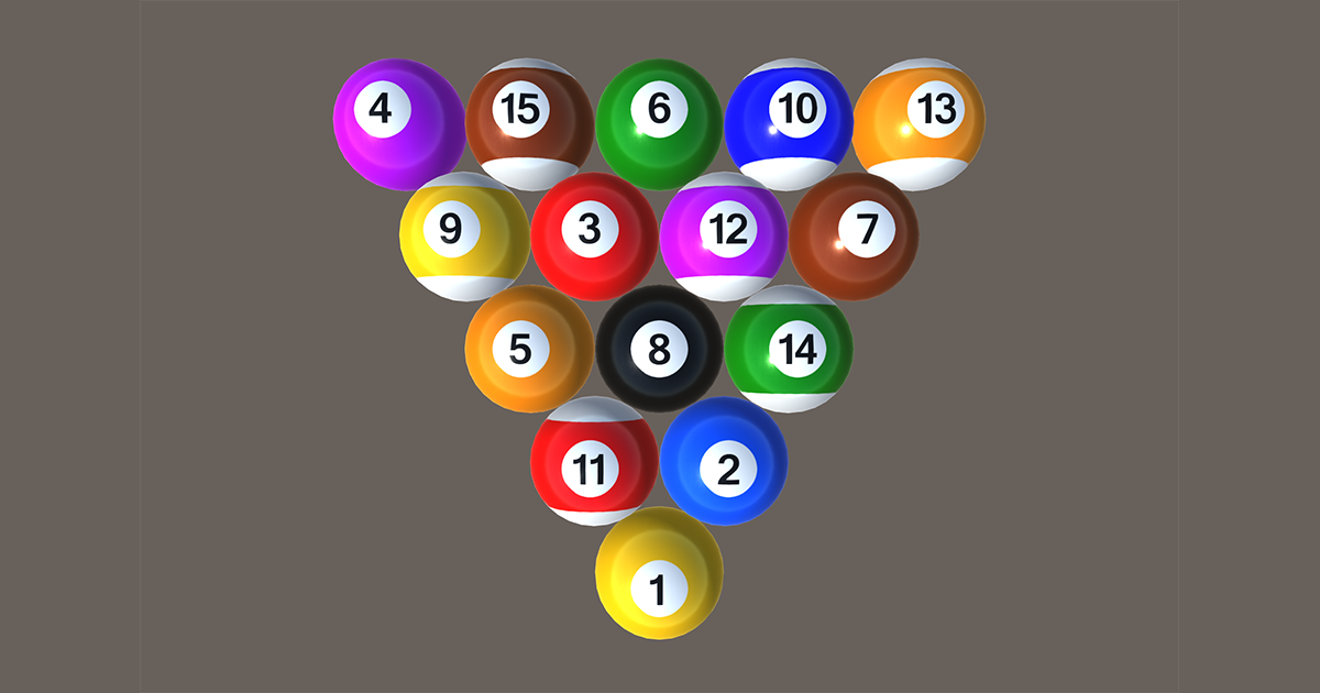 Eight-Ball Rack | 3D Props | Unity Asset Store
