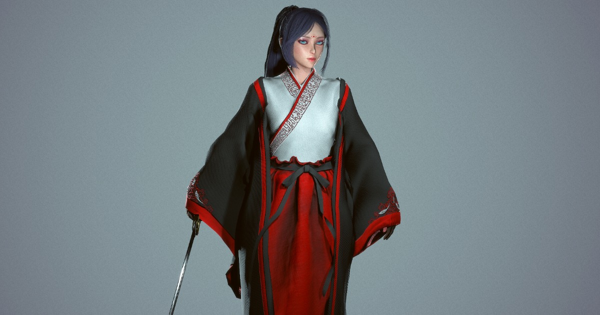 Chinese Adept Warrior | 3D Humanoids | Unity Asset Store