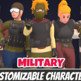Customizable 3D Military Characters Vol 1