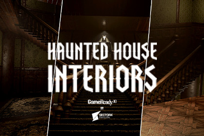 Haunted House Interiors – Props, Doors, Stairs & Decals