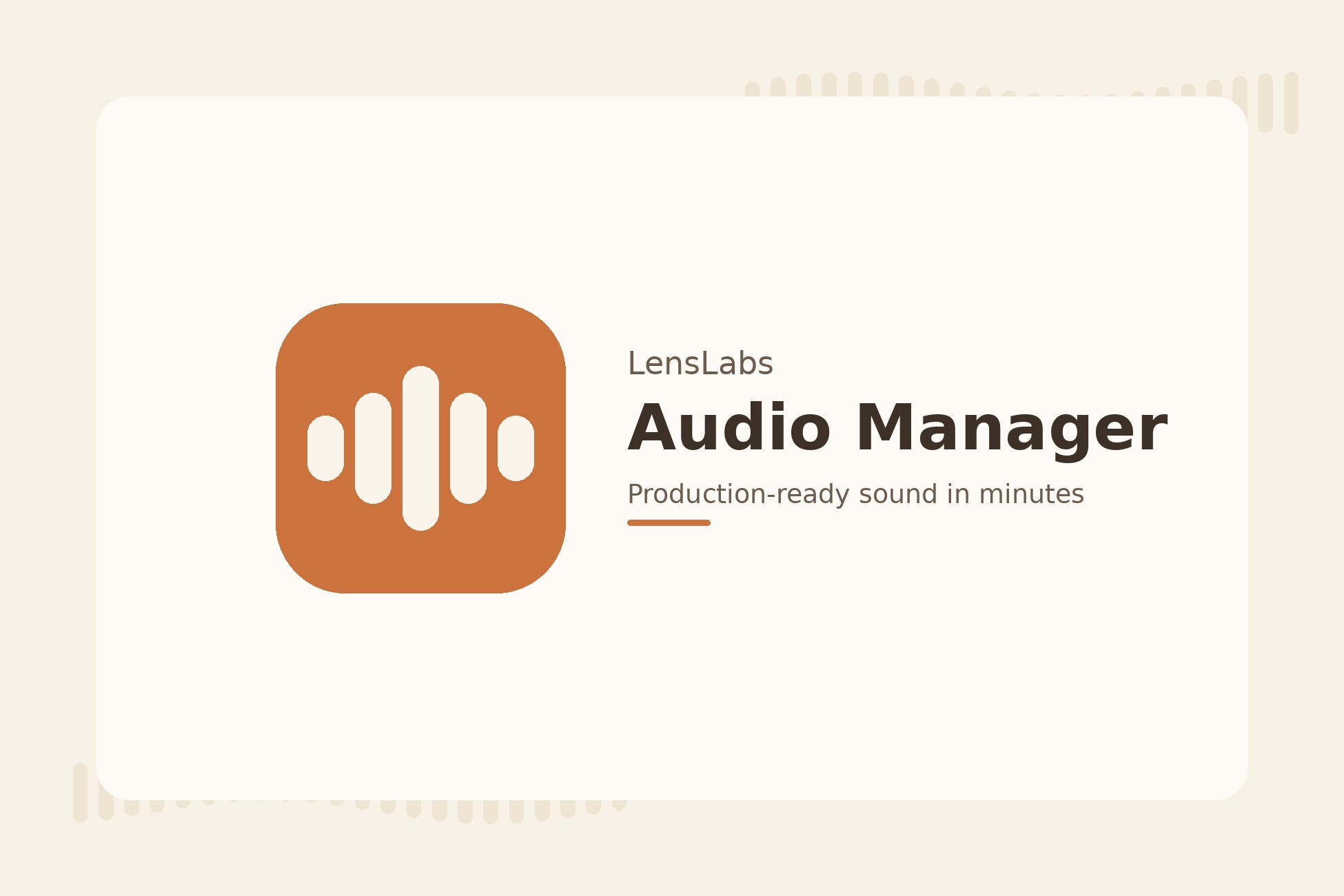 LensLabs Audio Manager