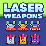 2D Laser Weapons pack by Podmeteya