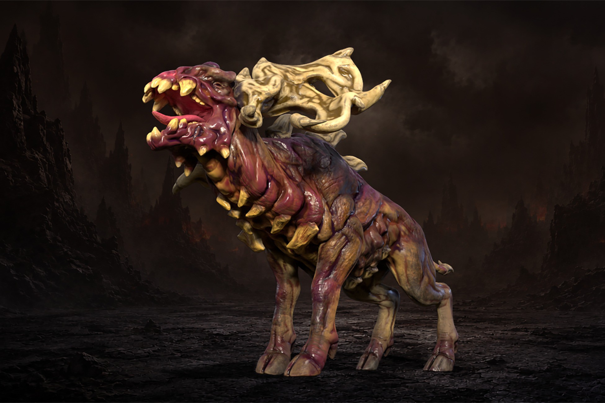 Bonehorn deer