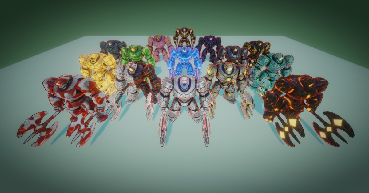 Fantasy Monster 30 (Rig + Animation) – PixeliusVita | 3D Creatures ...