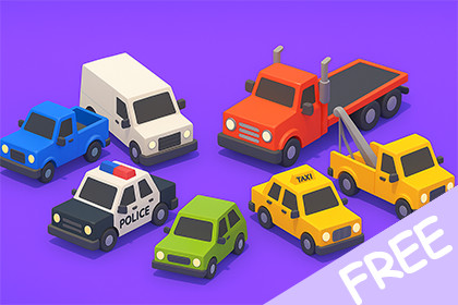 FREE Cartoon Car Pack - Simple Vehicles