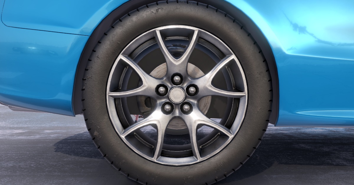 Wheel 01 with LODs | 3D Land | Unity Asset Store