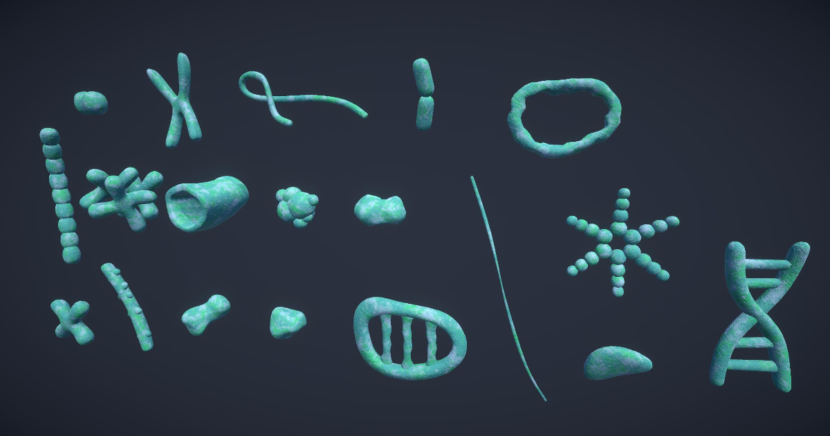 150+ Small Virus & Biomolecules(lowpoly) | 3D Characters | Unity Asset ...