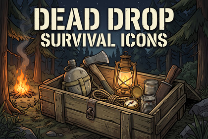 Dead Drop - 120 Survival Icons