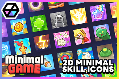 2D Minimal - Skill Icons