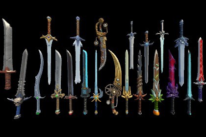 Stylized Sword - PBR Textures